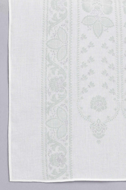 Light Green Embroidered kurta with Parallel Pants and Dupatta - wforwoman