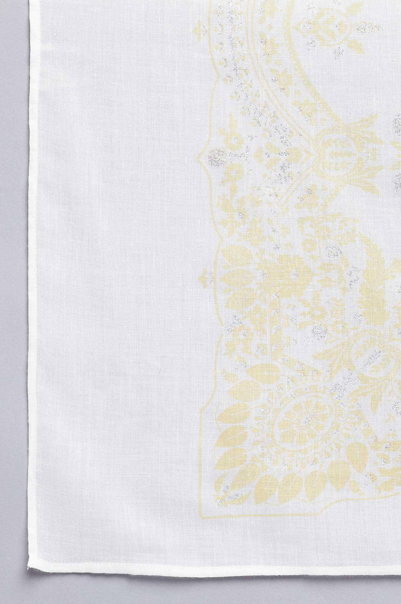 Yellow Embroidered kurta with Parallel Pants and Dupatta - wforwoman