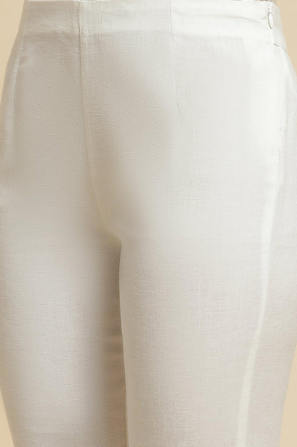 Blue Printed Kota Kurta &amp; Pants Set - wforwoman