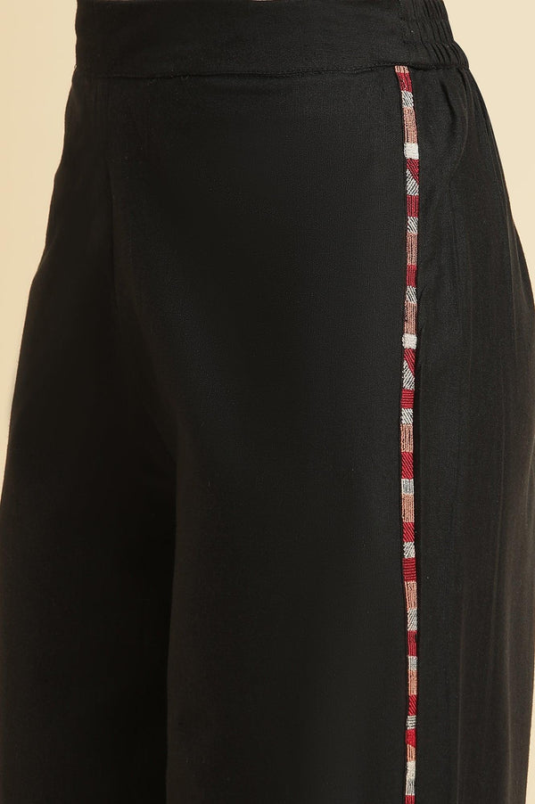 Tango Red Dobby Kurta & Parallel Pants Set