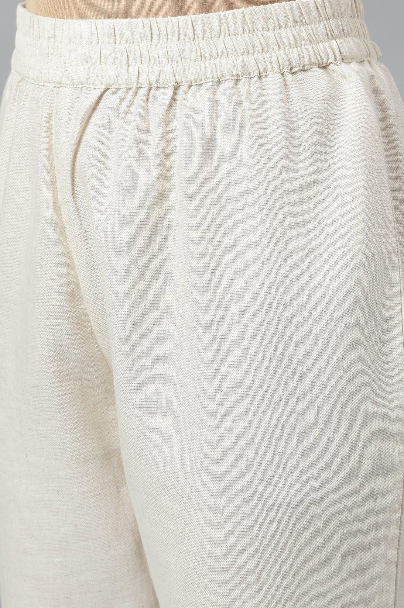 Pistachio Green kurta, Embroidered Slim Pants And Dupatta Set - wforwoman