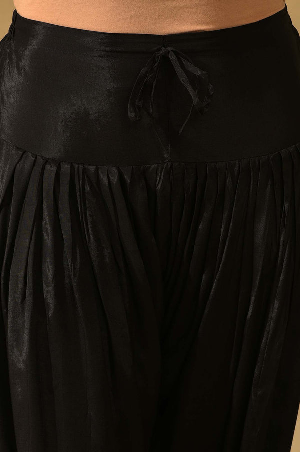 Black Embroidered Salwar Pants