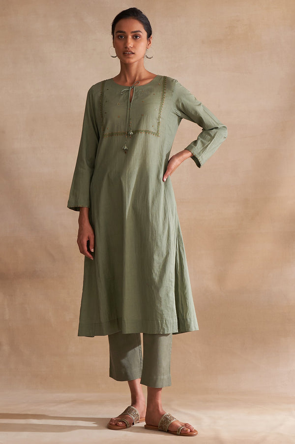 Folksong By W Green Embroidered Cotton kurta