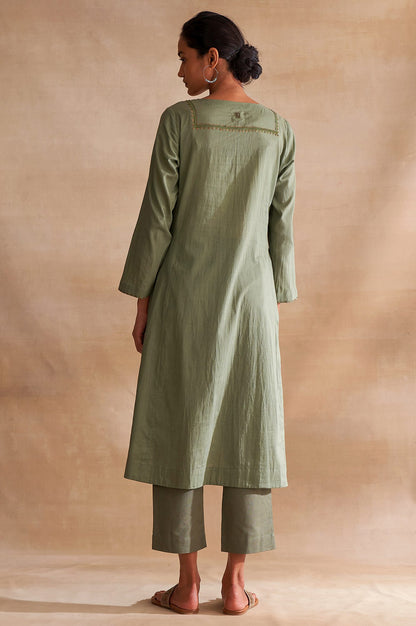 Folksong By W Green Embroidered Cotton kurta