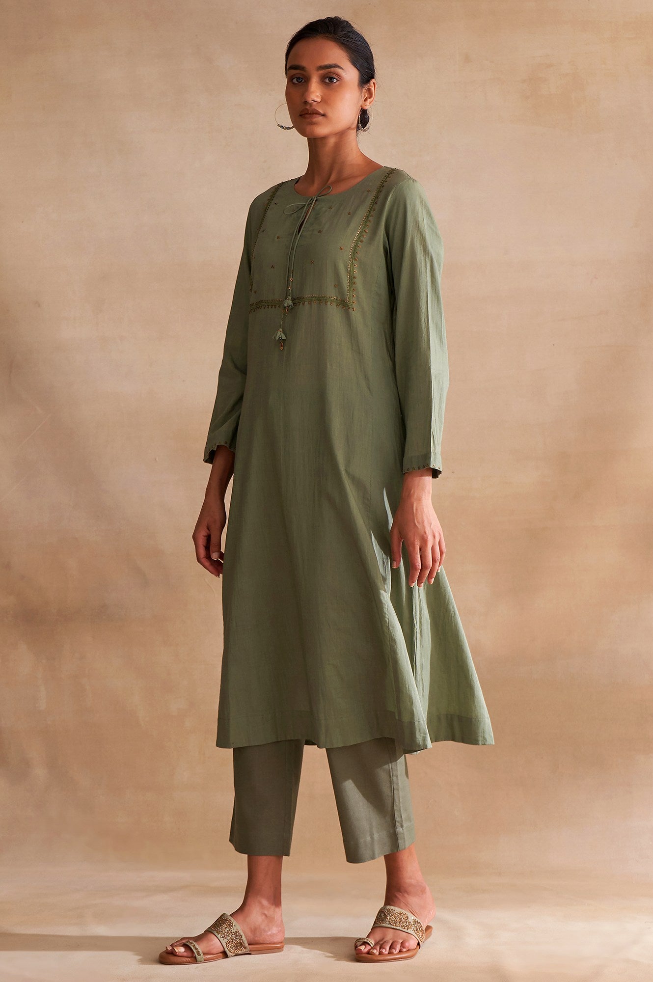 Folksong By W Green Embroidered Cotton kurta