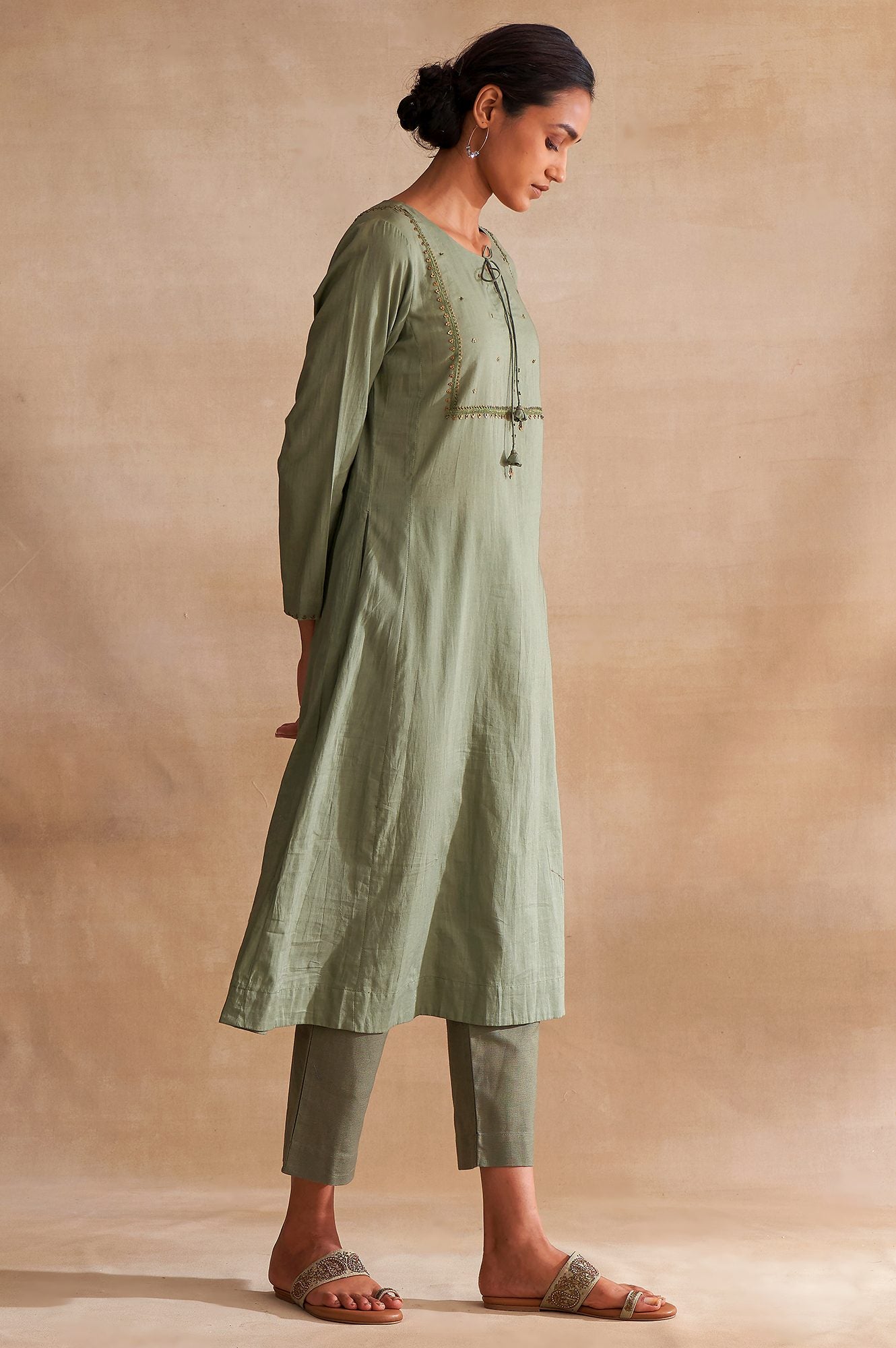 Folksong By W Green Embroidered Cotton kurta