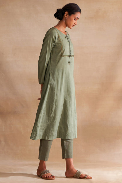 Folksong By W Green Embroidered Cotton kurta