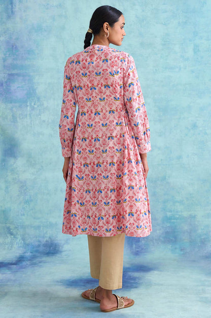 Folksong By W Soft Multicoloured Handblock Print Dress