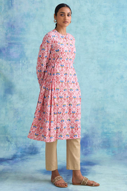 Folksong By W Soft Multicoloured Handblock Print Dress