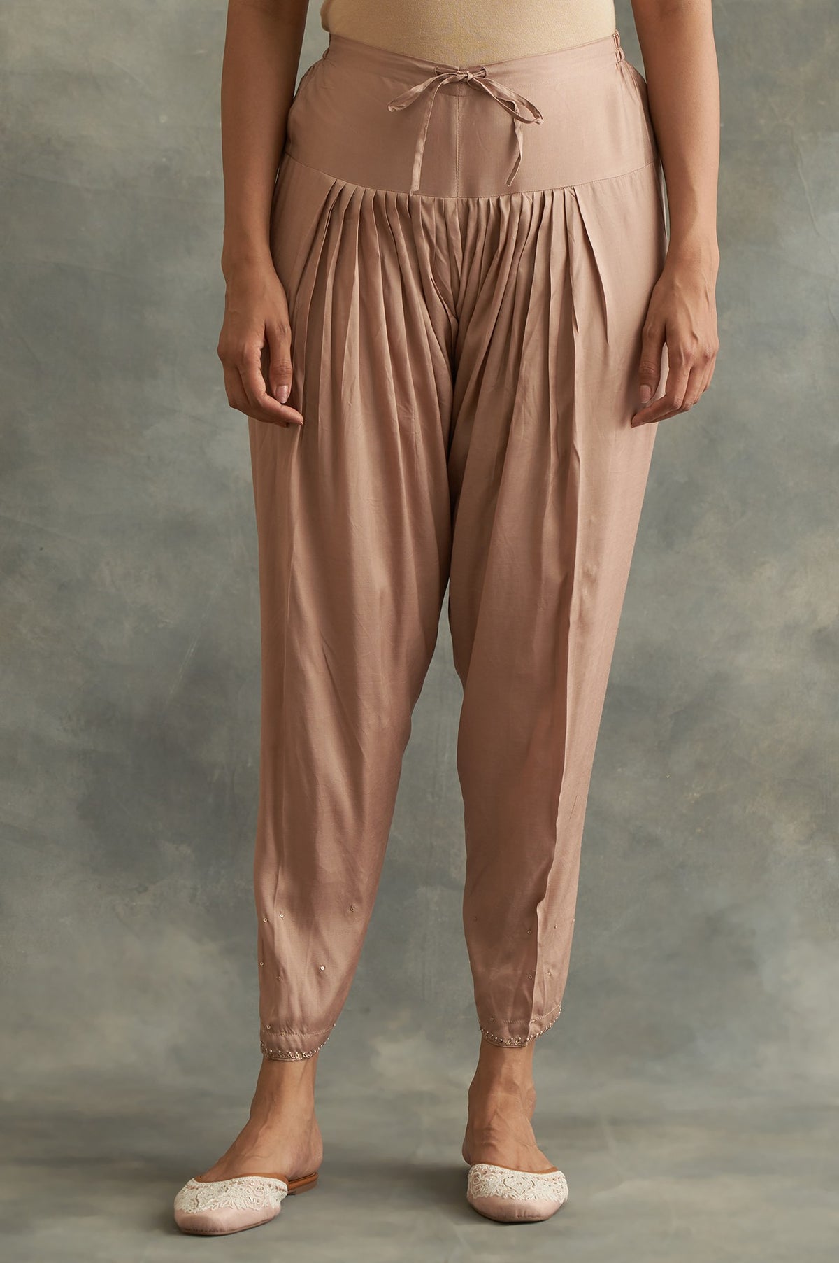 Dusty Pink Salwar Pants - L