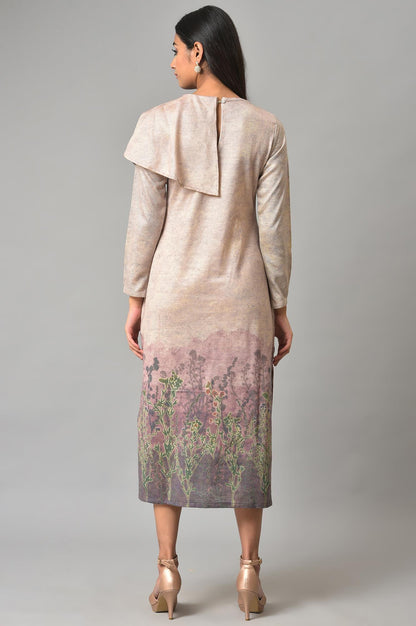 Pink Front Cascade Western Dress - wforwoman