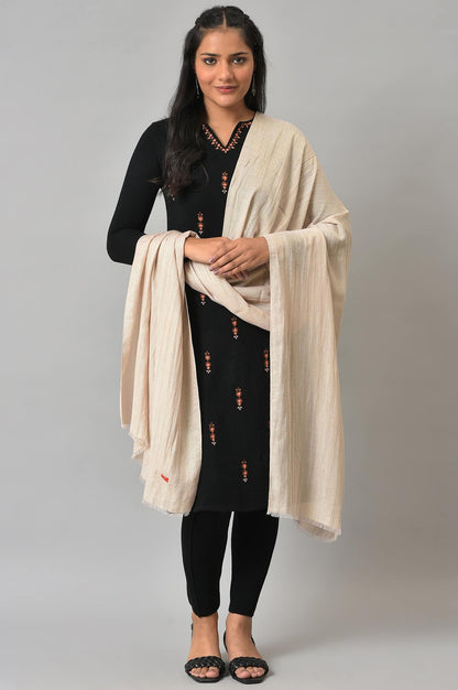 Gold Lurex Women Winter Shawl