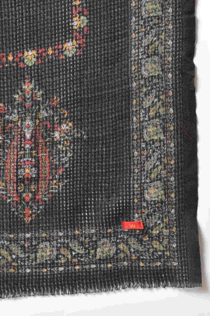 Bright Multi-Coloured Printed Winter Shawl