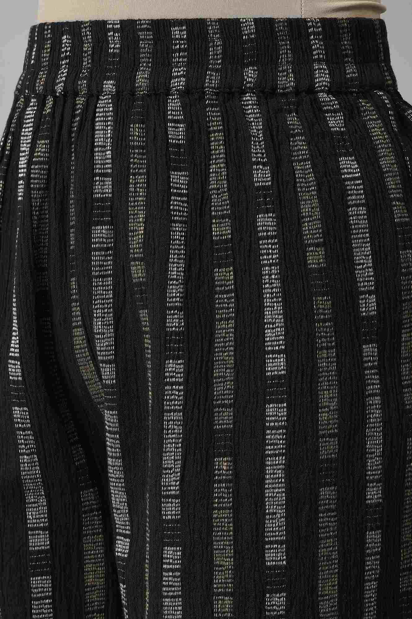 Black Crepe Tench Jacket Set - wforwoman