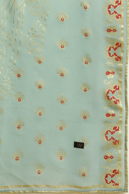 Red Embellished Short Kurta, Sharara And Dupatta Festive Set - wforwoman