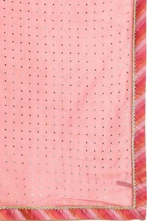 Multi-Coloured Floral Printed Anarkali Dress And Dupatta Set - wforwoman