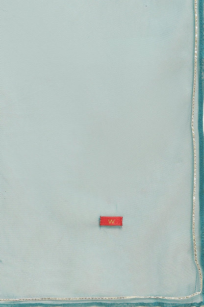 Red Dori Embroidered Festive Kurta, Pants And Dupatta Set - wforwoman