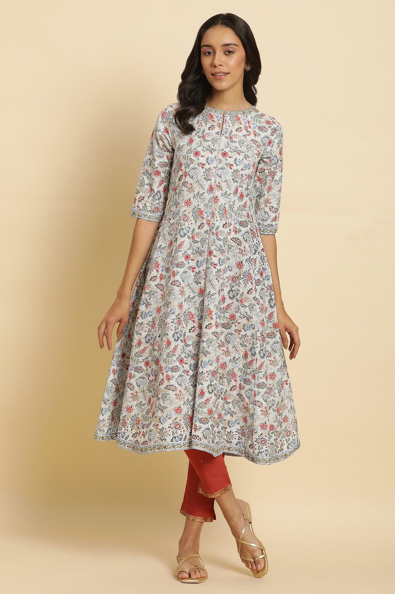 Rust Red Embellished Solid Slim Pants - wforwoman