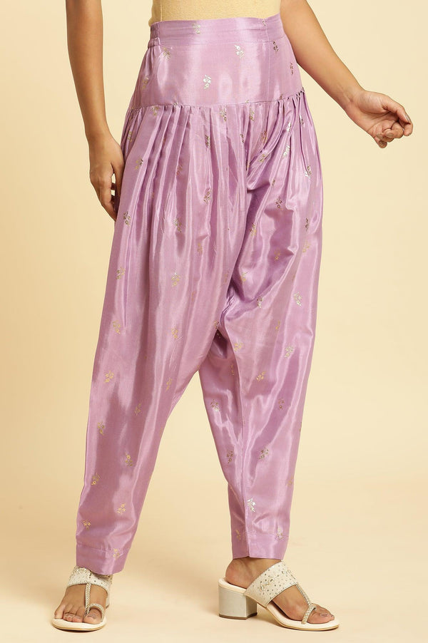 Light Purple Gathered Festive Salwar