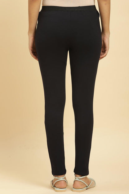 Navy Basic Western Wear Leggings - wforwoman