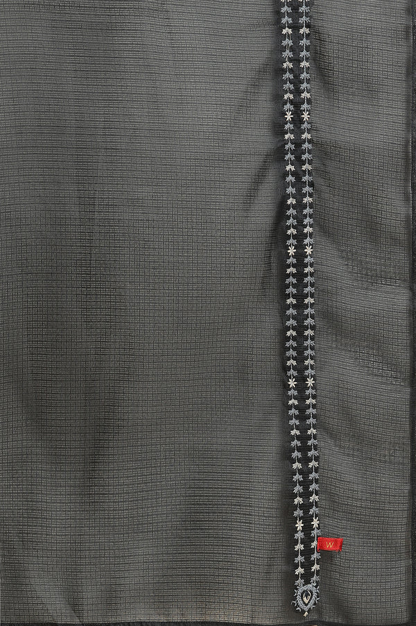 Blue Kota Embroidered Dupatta