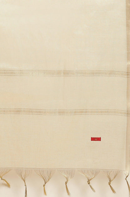 Red Panelled Embroidered Kurta, Slim Pants And Dupatta Set - wforwoman