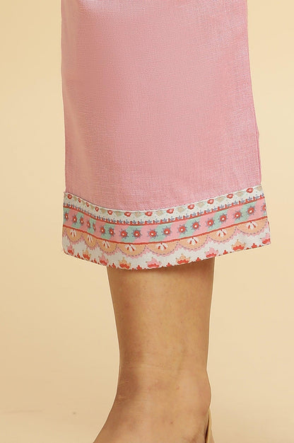 Blue Paisley Printed Anarkali Kurta, Pants &amp; Dupatta Set - wforwoman