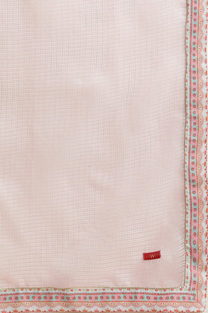 Blue Paisley Printed Anarkali Kurta, Pants &amp; Dupatta Set - wforwoman