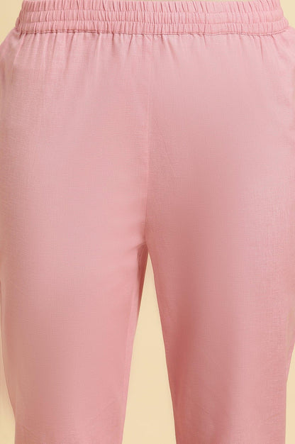 Blue Paisley Printed Anarkali Kurta, Pants &amp; Dupatta Set - wforwoman