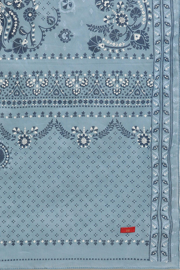 White Panelled Mock Angrakha Kurta, Pants & Dupatta Set