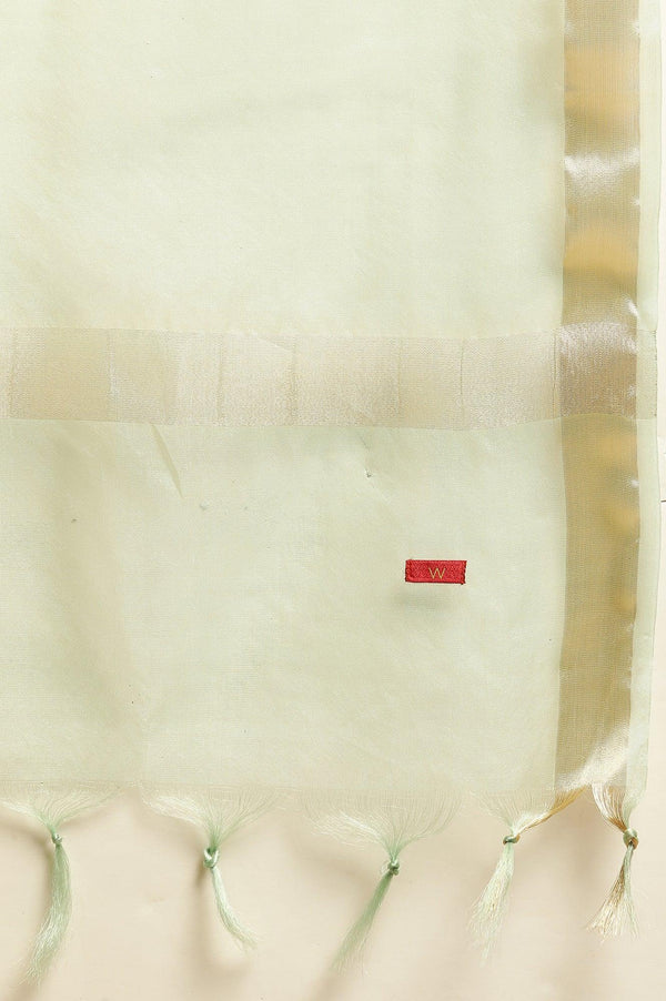 Pink Floral Printed Layered Kurta And Tights And Dupatta Set