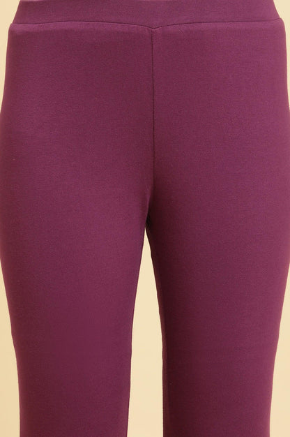 Mustard Yellow Flared Kurta, Tights And Dupatta Set - wforwoman