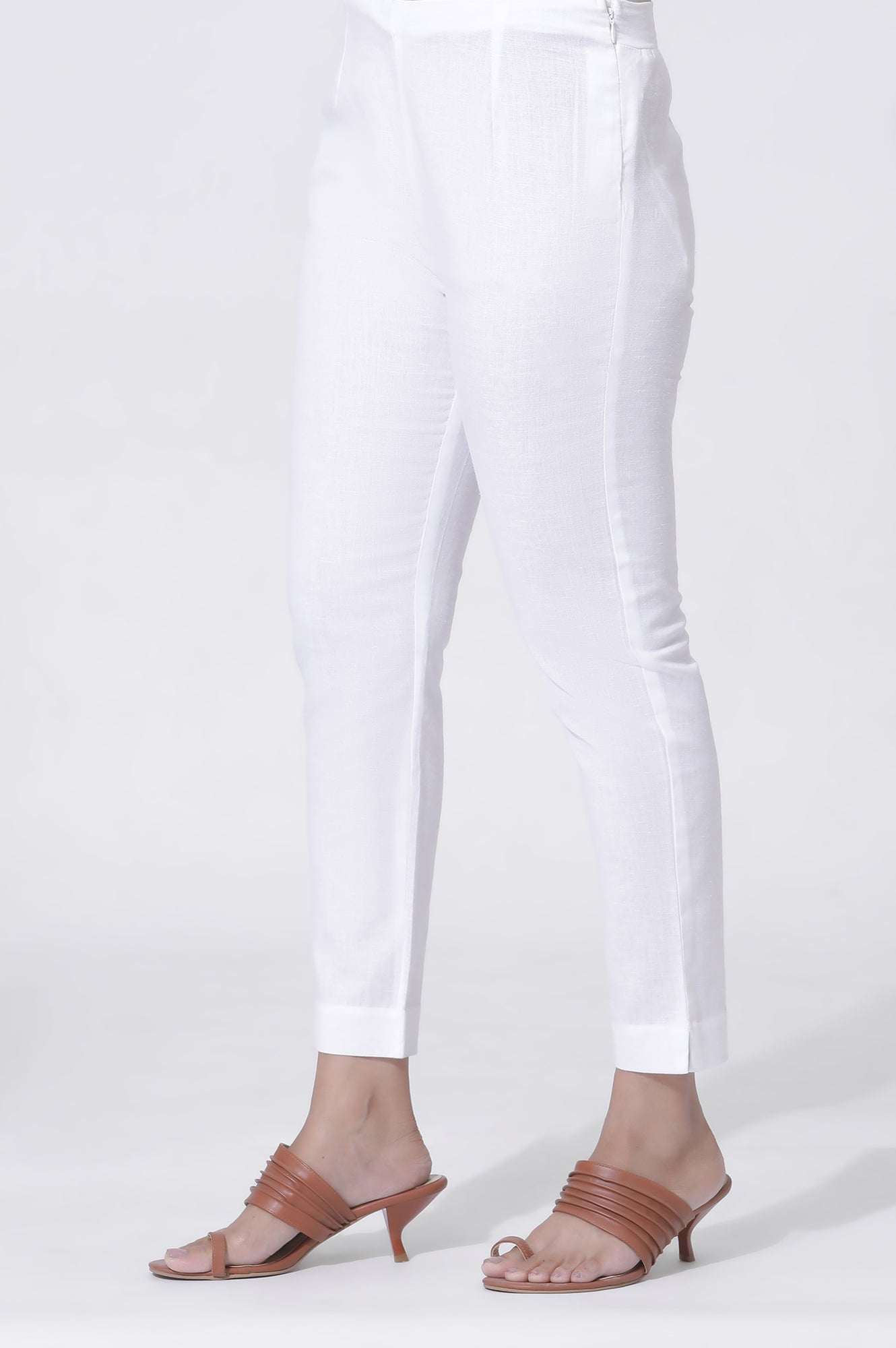 White And Blue Cotton Printed Flared Kurta And Pants Set