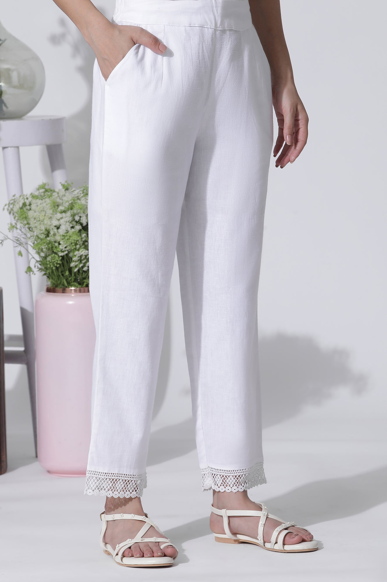 Pink Geometric Printed Straight Shirt Kurta and Pants Set