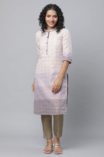 Olive Gold Solid Straight-fit Silk Pants with Side Pockets