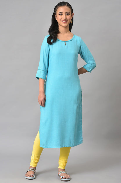 Yellow Solid Skinny Fit Cotton High Waisted Churidar