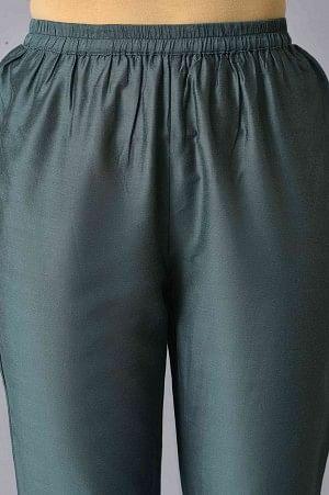 Yellow Anarkali kurta Set - wforwoman