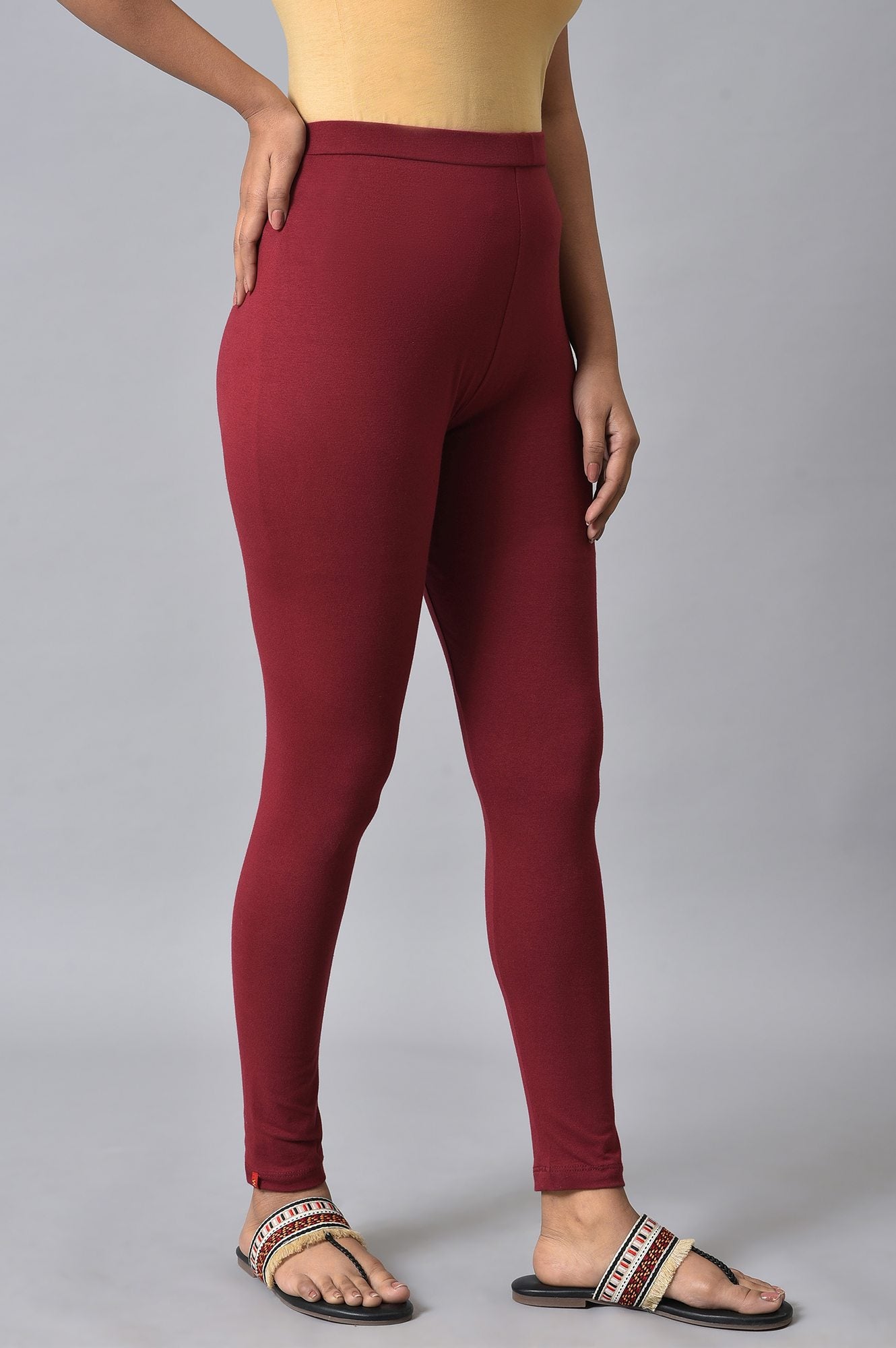 Red Beige Coloured Tights