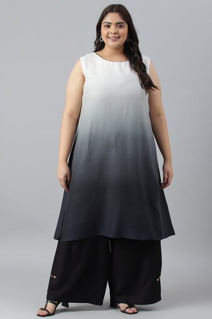 Black Plus Size Parallel Pants - wforwoman