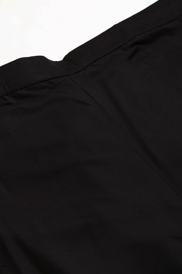 Black Plus Size Parallel Pants