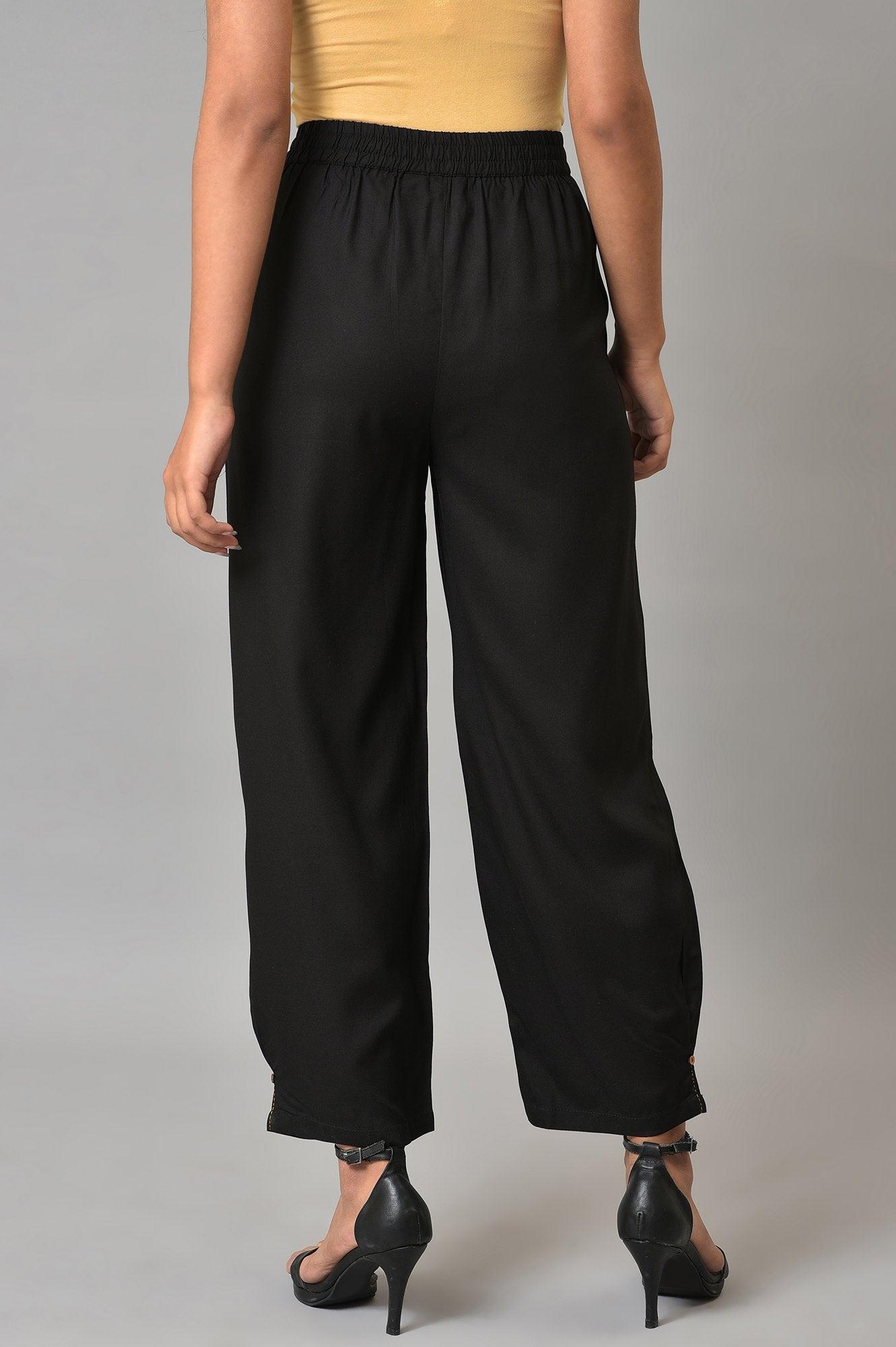 Black Box Pleated Straight Pants - wforwoman