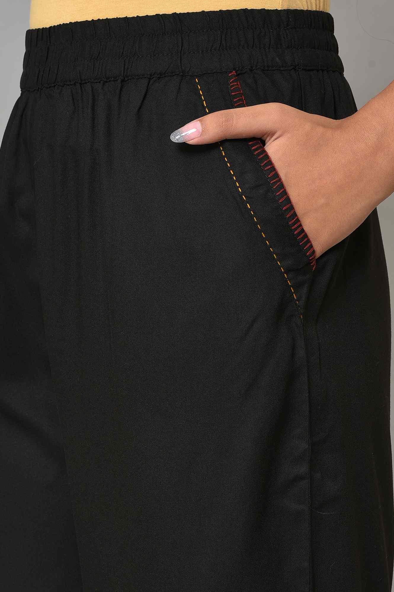 Black Box Pleated Straight Pants - wforwoman