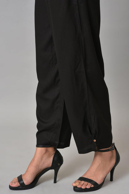 Black Box Pleated Straight Pants - wforwoman
