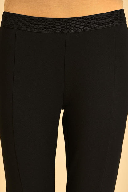 Black Fitted Jeggings - wforwoman