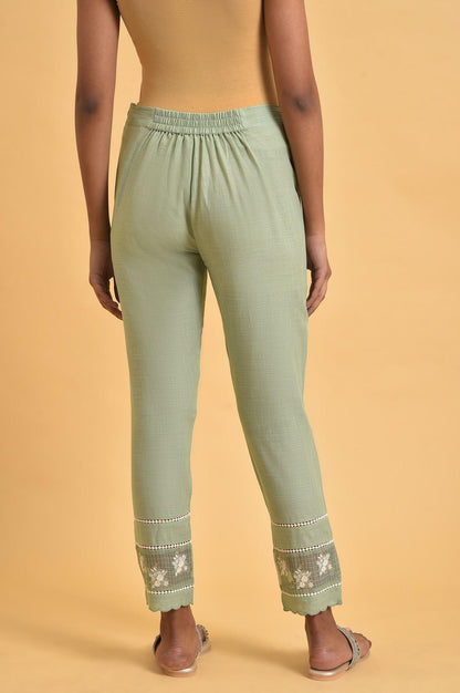 Green Kota Insert Slim Pants - wforwoman