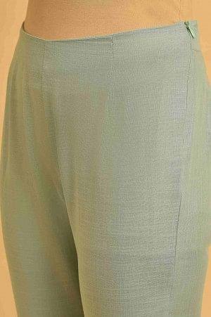 Green Kota Insert Plus Size Slim Pants