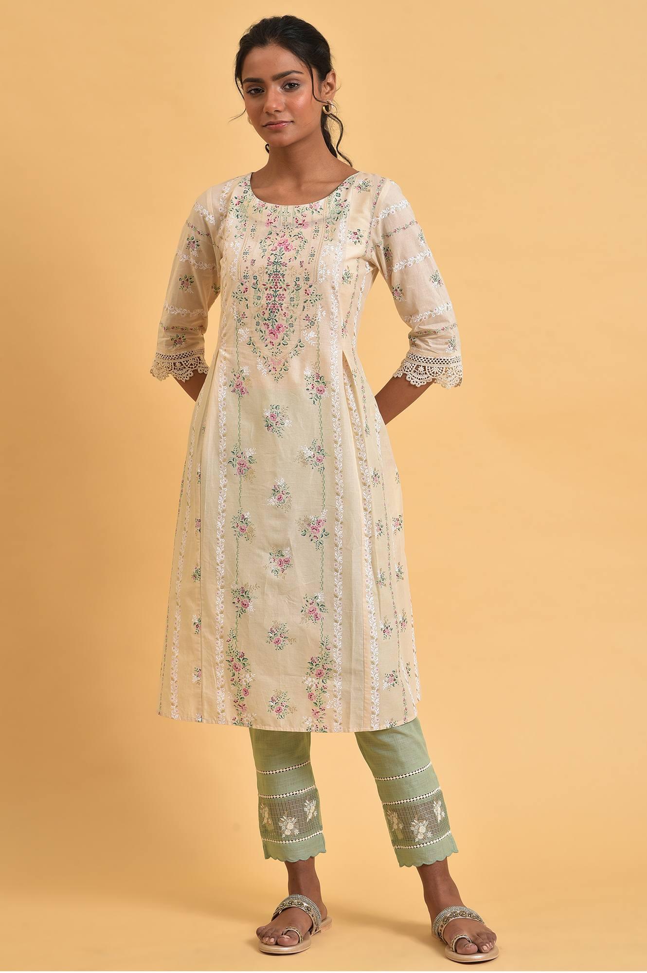 Green Kota Insert Slim Pants - wforwoman