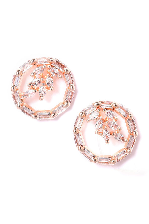 White & Pink Handcrafted Ethnic Studs