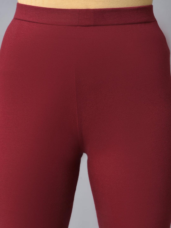 Black Embroidered Tunic And Tights Set