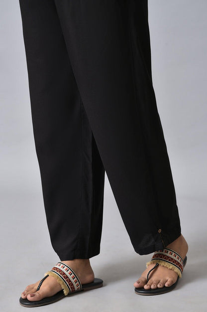 Brown Stripe Print kurta Set - wforwoman